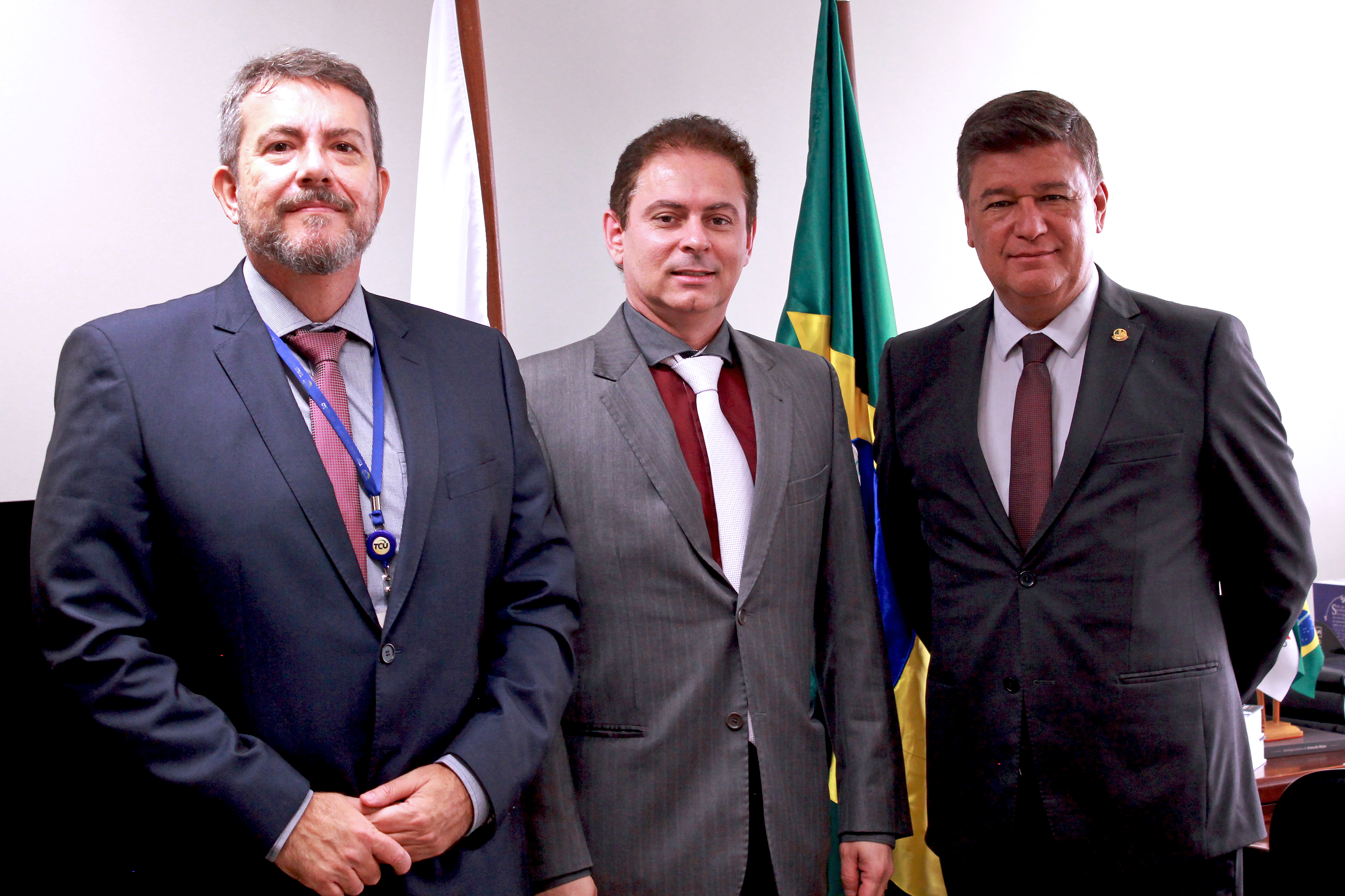 Carlos Henrique Caldeira, Wederson Moreira e Senador Carlos Viana