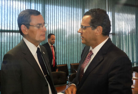 Presidente da Auditar dialoga com o Presidente da Câmara dos Deputados Eduardo Alves